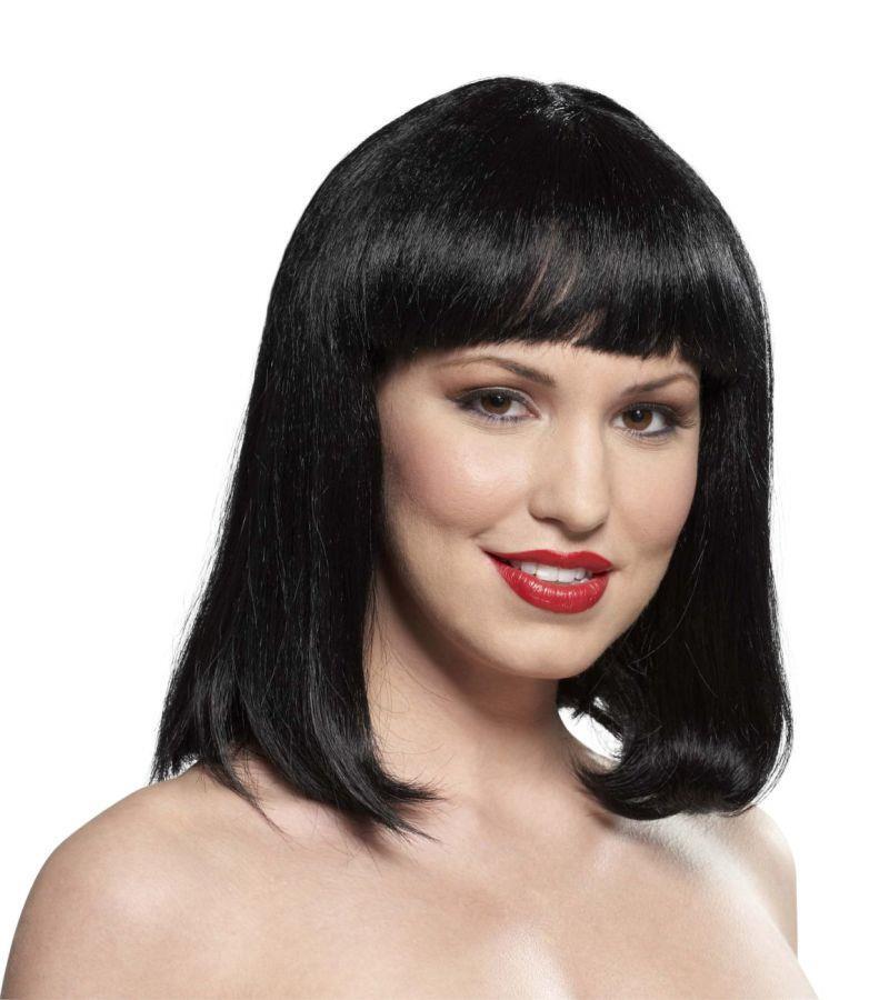 PEGGY SUE PAGE BOY BLACK WIG BANGS HALLOWEEN COSTUME DRESS MR179505