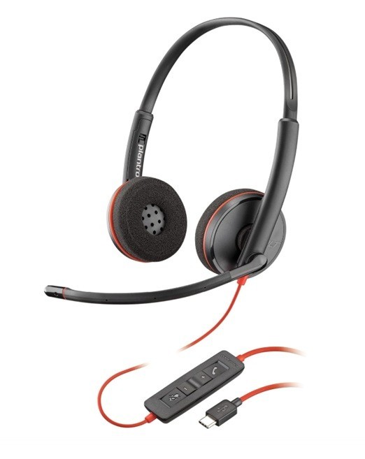 NEW Plantronics Blackwire 3320-M USB-A Stereo Headset