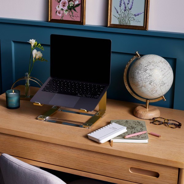 Acrylic Laptop Riser Gold