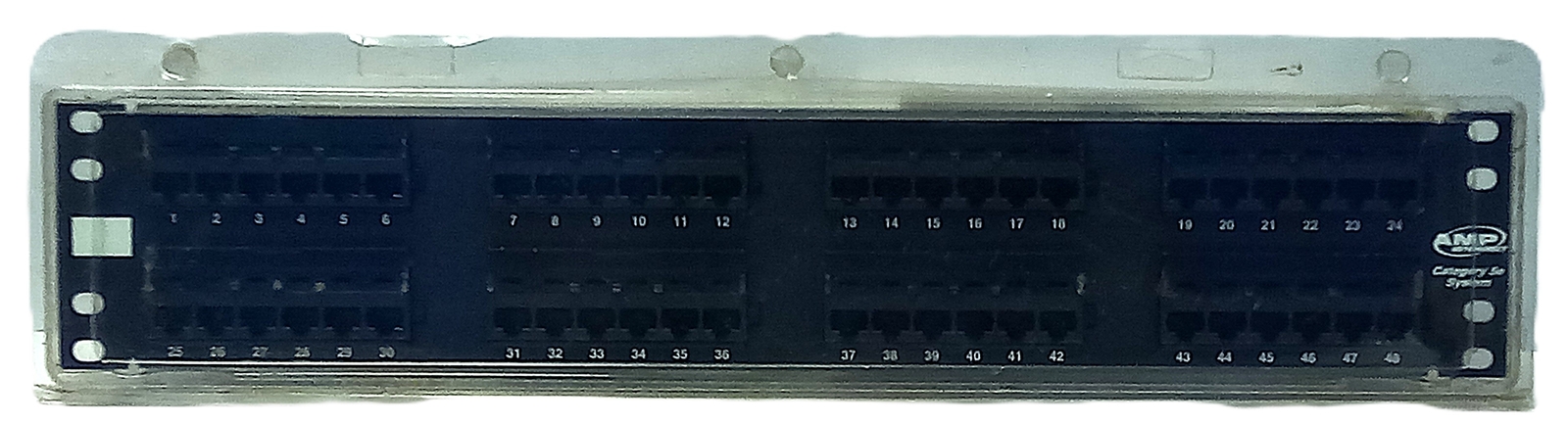 AMP 406331-1 48 Port CAT 5e RJ-45  Patch Panel