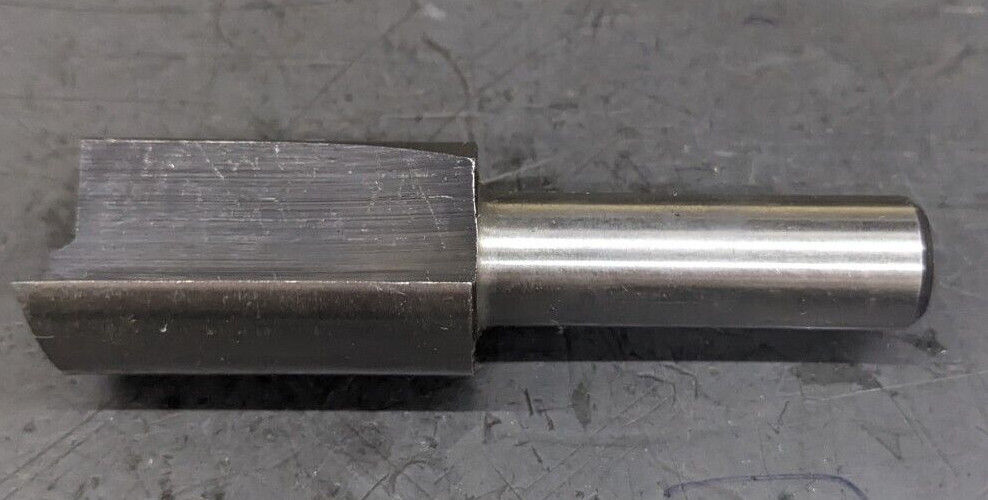 Tarpley HSS Straight Router Bit 1" CD 1/2" SH HSS Double Flute USA