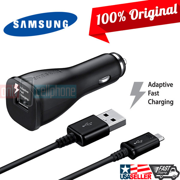NEW OEM Samsung Fast Car Charger and/or Type-C Data Cable for Galaxy S8 S8+ Note
