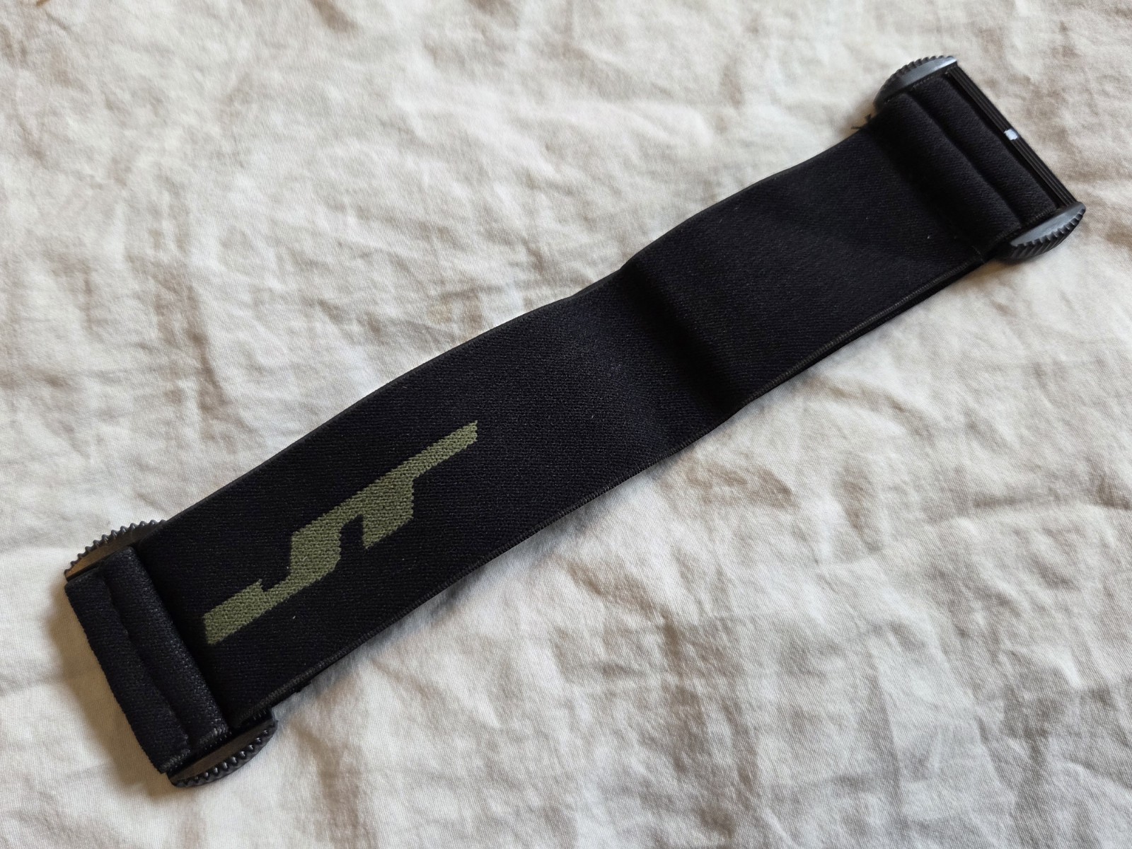 Jt Proflex Goggle Strap Black Olive Green Logo