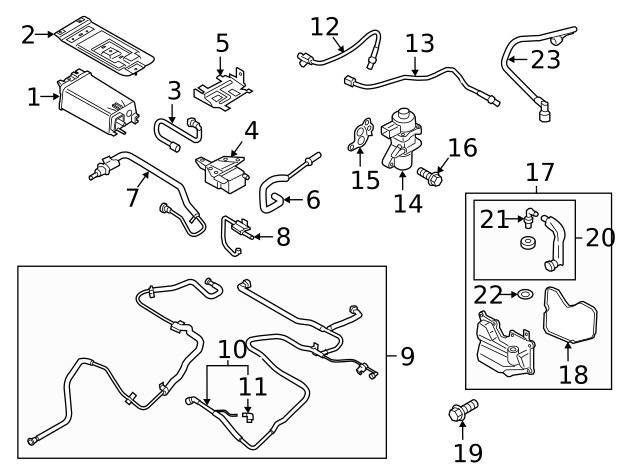 Genuine Ford Oxygen Sensor CJ5Z-9G444-B