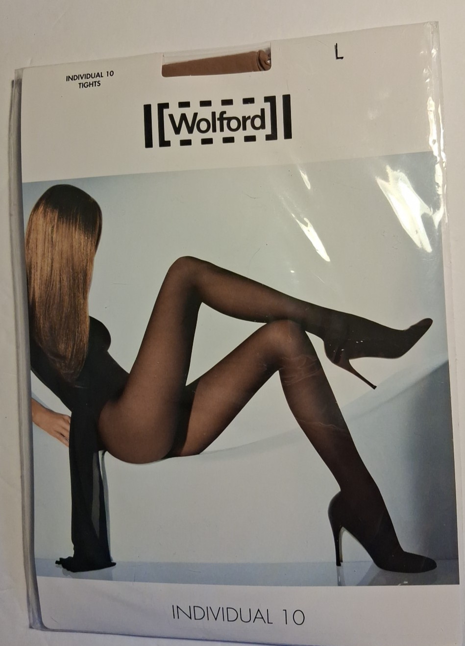 💥WOLFORD Individual 10 Carmel Tights Large-NEW-FREE SHIP