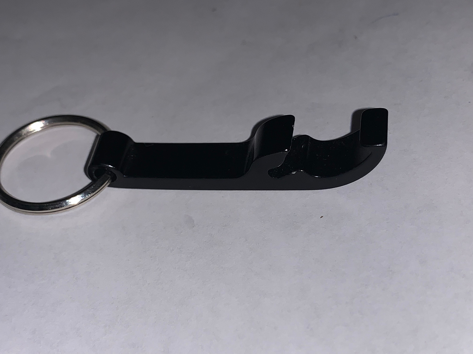 BLACK BOTTLE OPENER KEYCHAIN #Z
