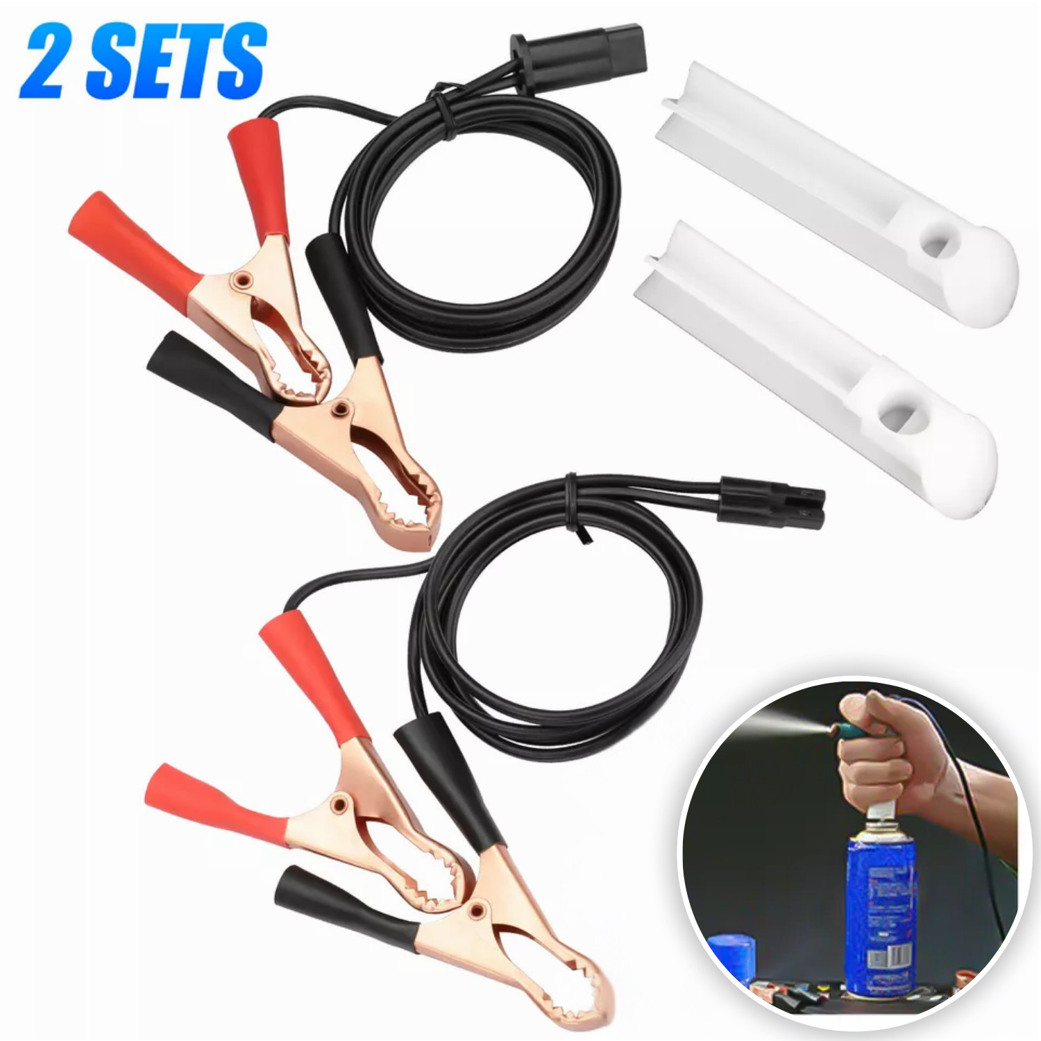 Universal Fuel Injector Flush Cleaner Adapter DIY Kit Car Nozzle Cleaning Tools