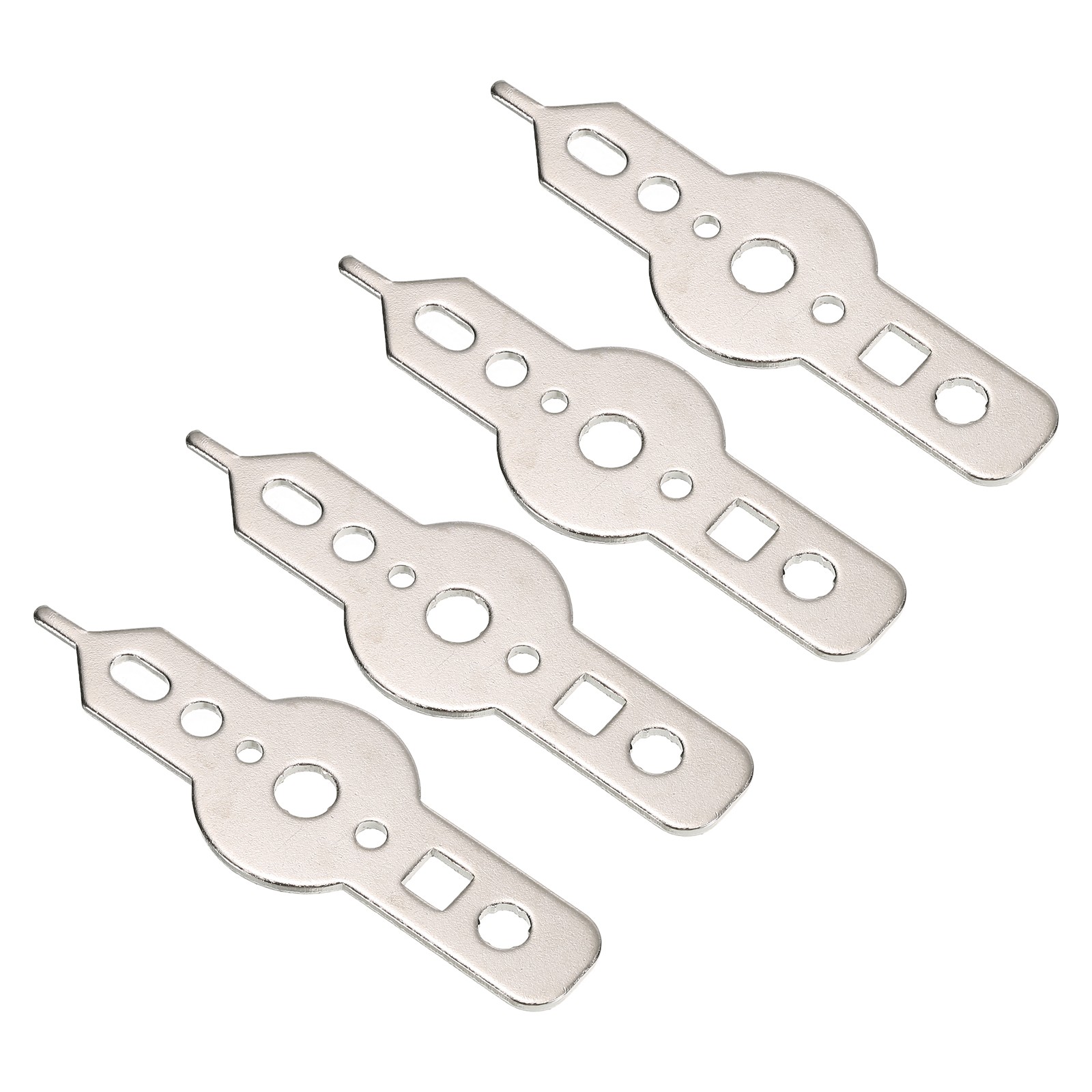 4Pcs Dart Wrench Tools,Shaft Tightener Tips Adjuster(Silver)