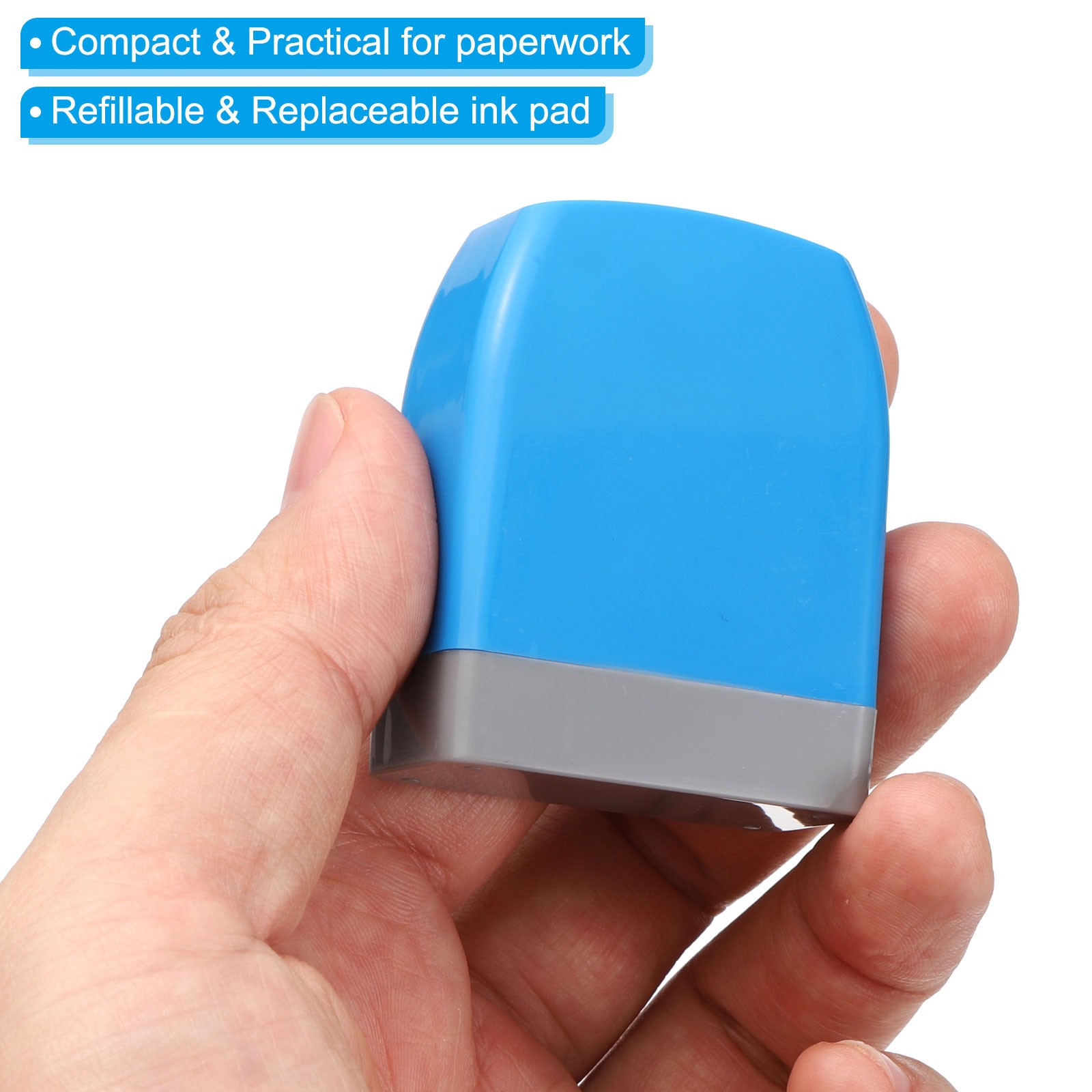 CLOSED Notice Stamp Self Inking, Blue