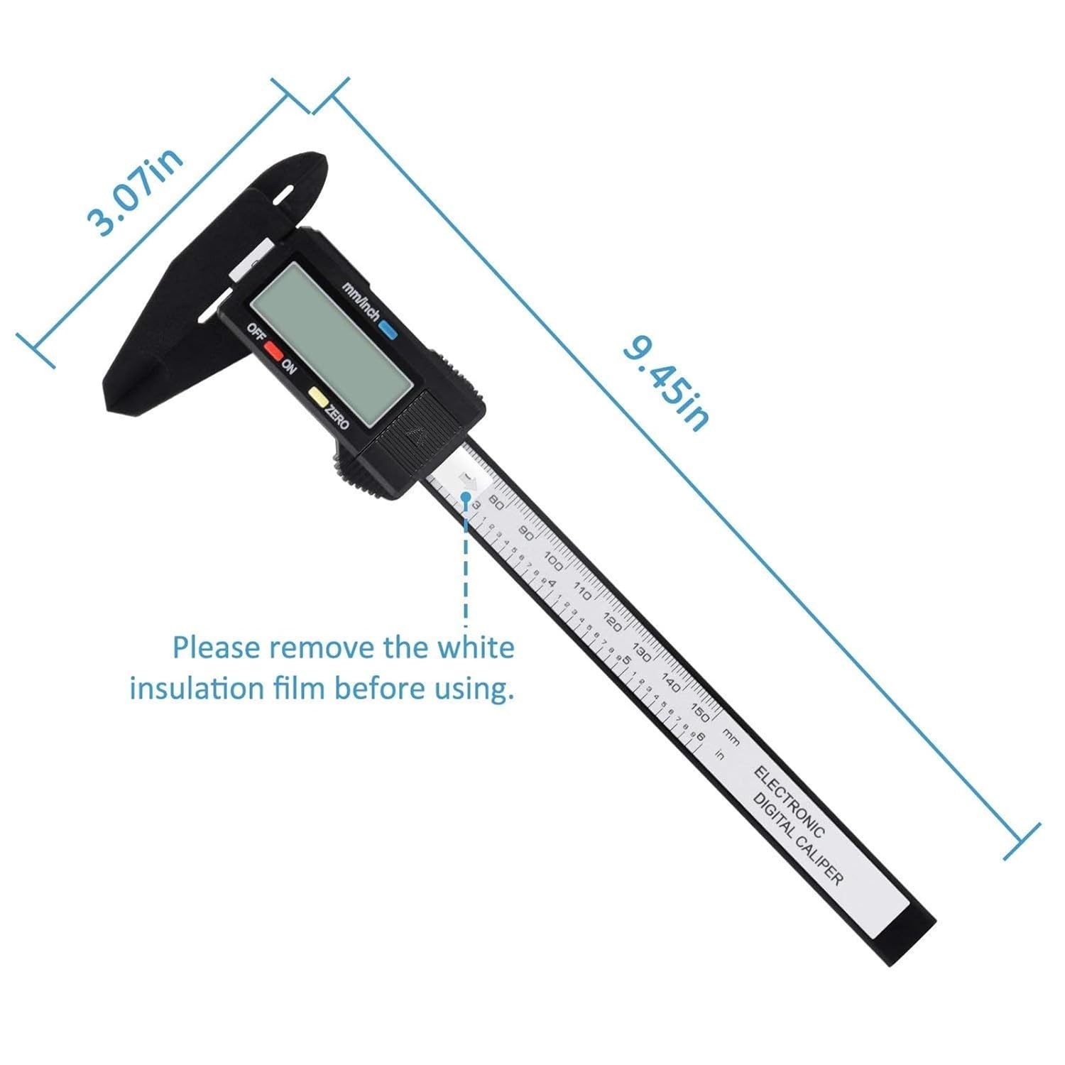Large LCD Digital Caliper 0-6'' - Perfect for DIY Projects & Precision Measuring