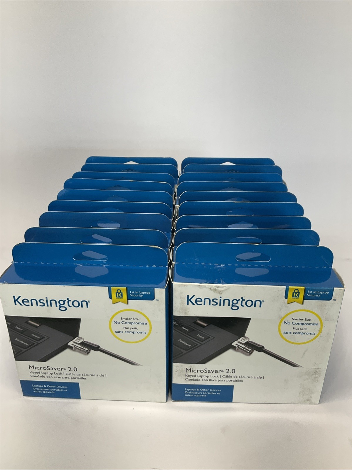 Lot of 18 NEW Kensington Microsaver 2.0 Keyed Laptop Lock