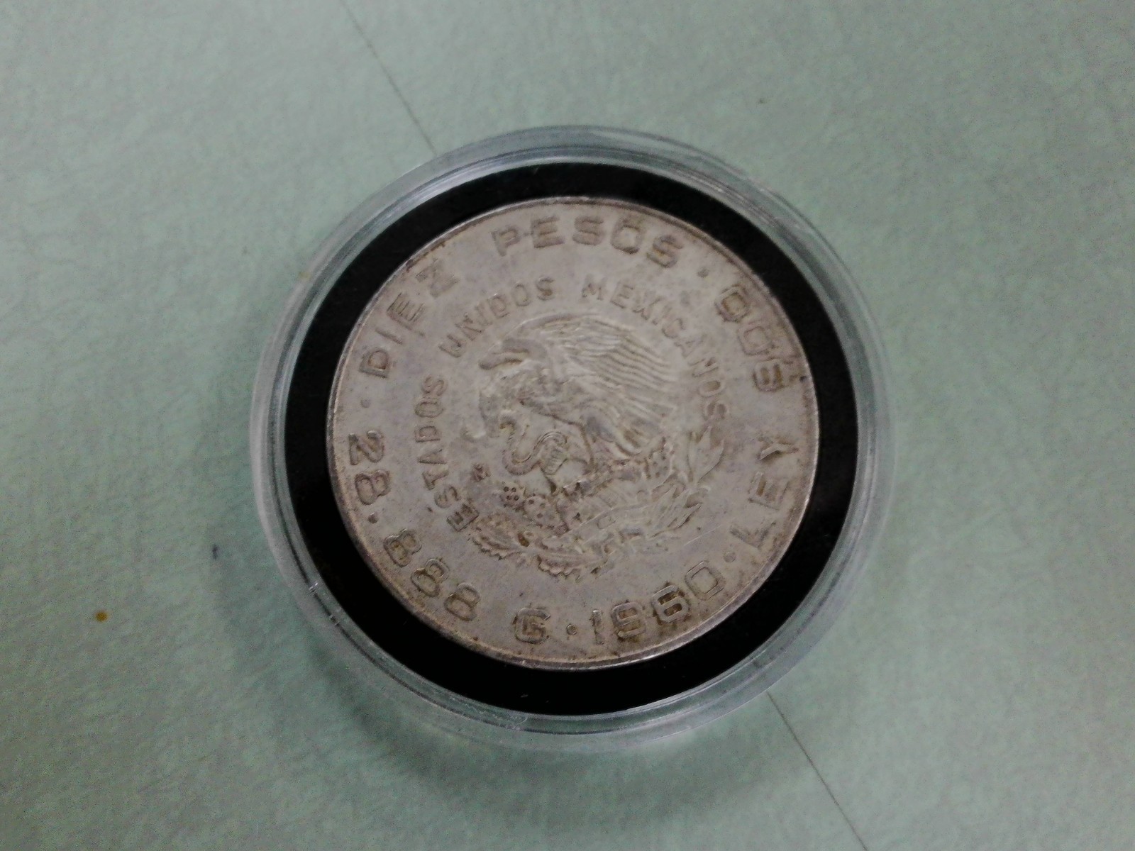 1960 MEXICO 1 PESO SILVER(607)