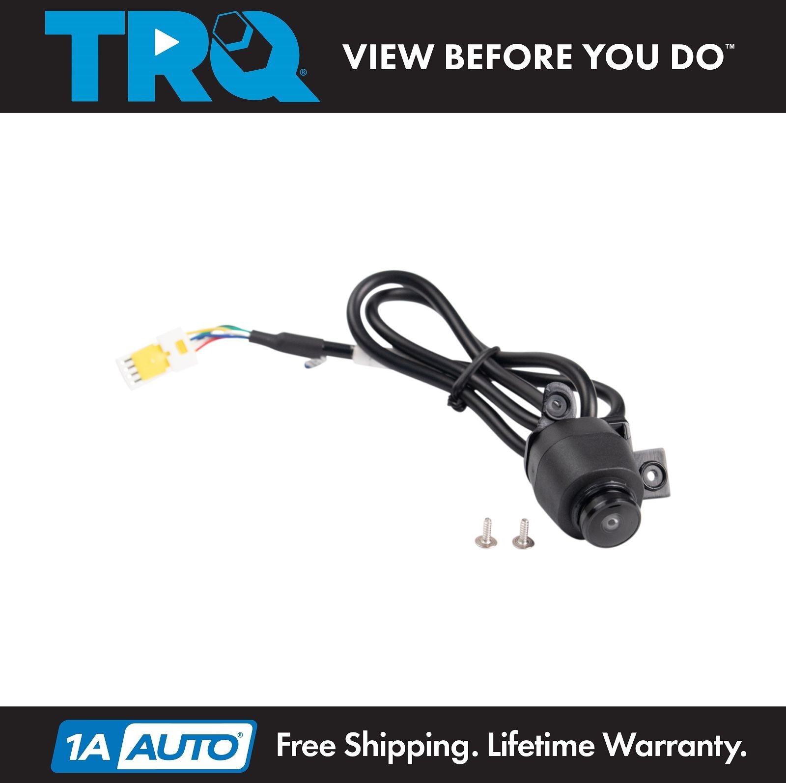 TRQ Rear View Camera Fits Ford Explorer F-150 F-250 F-350 F-450 F-550 Super Duty