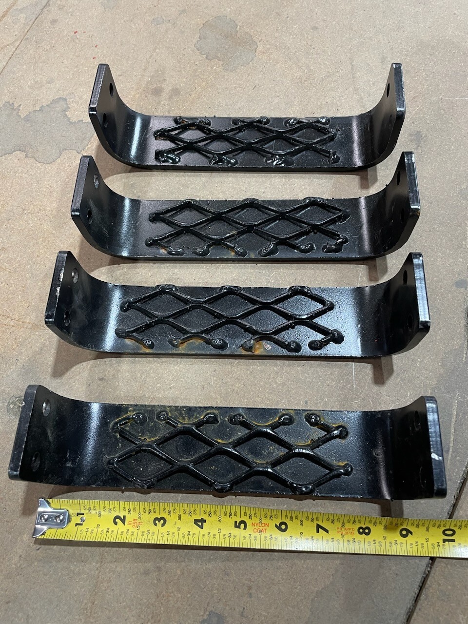 Universal Semi Truck Tractor Trailer Dump Grip Steps 9.25" x 2.125"  height 2.5"