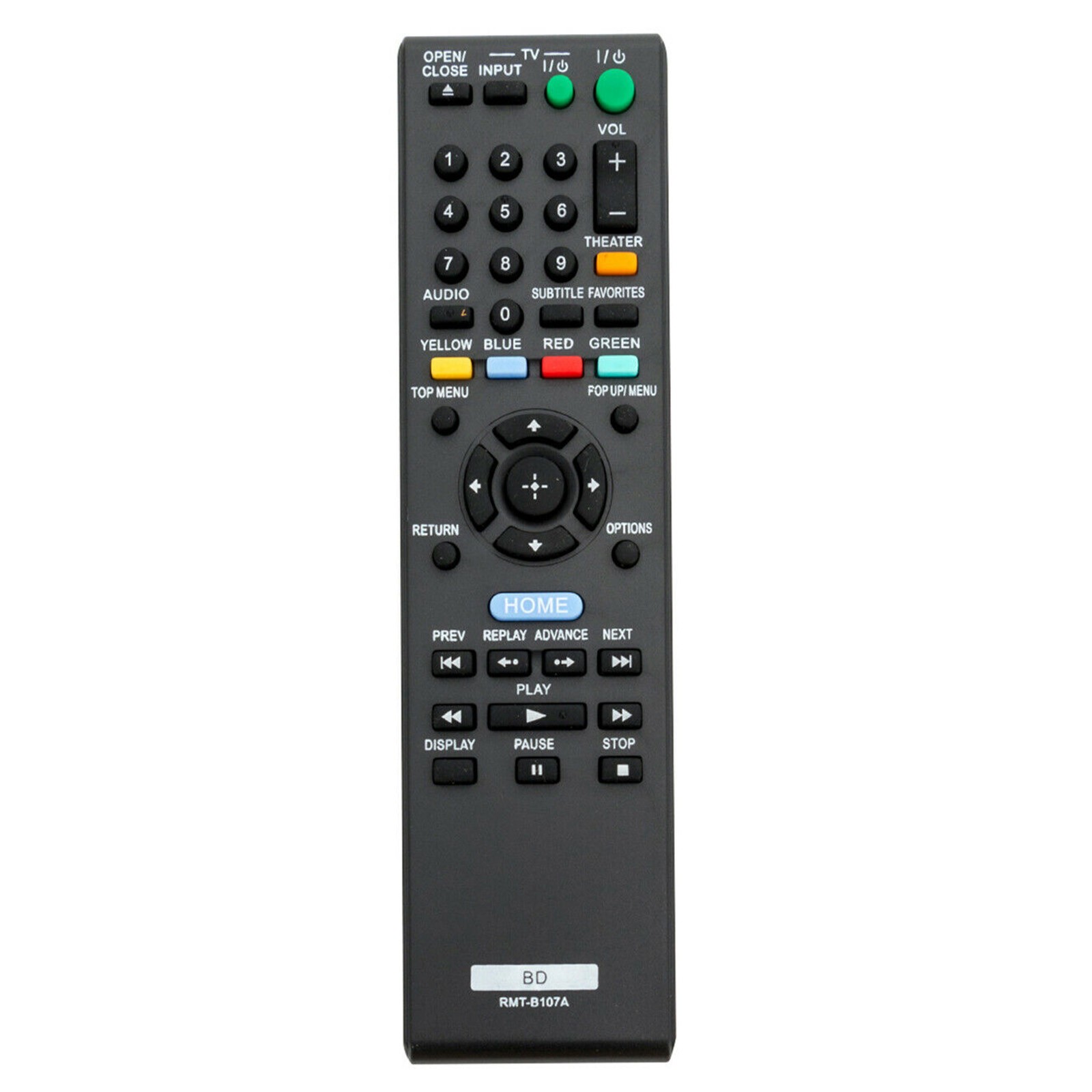 RMT-B107A Remote Control fit for Sony BLU RAY DVD Player BDP-S570 BDP-S270