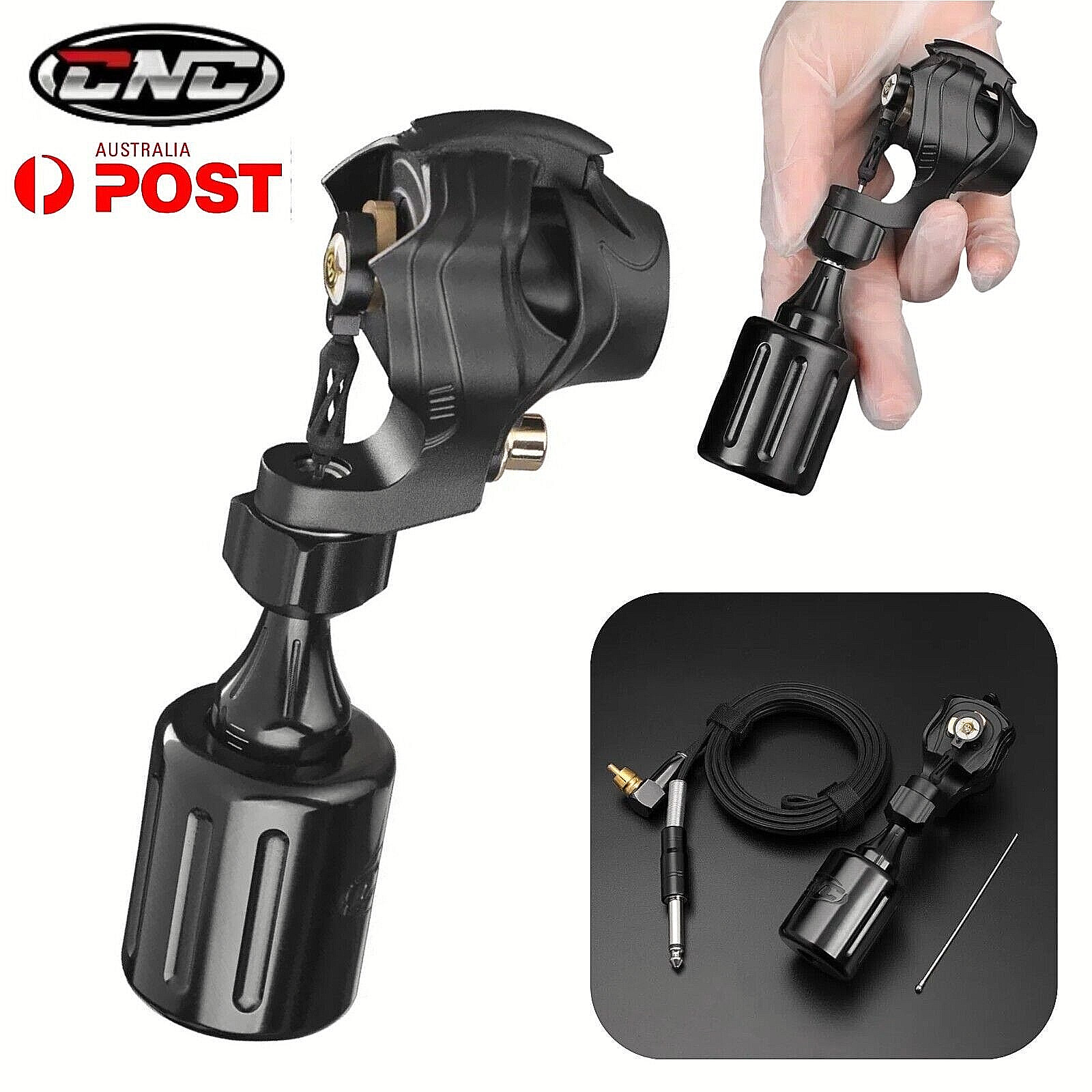 CNC Rotary Tattoo Machine Professional Motor Gun Pen Shader Liner RCA Supply AU