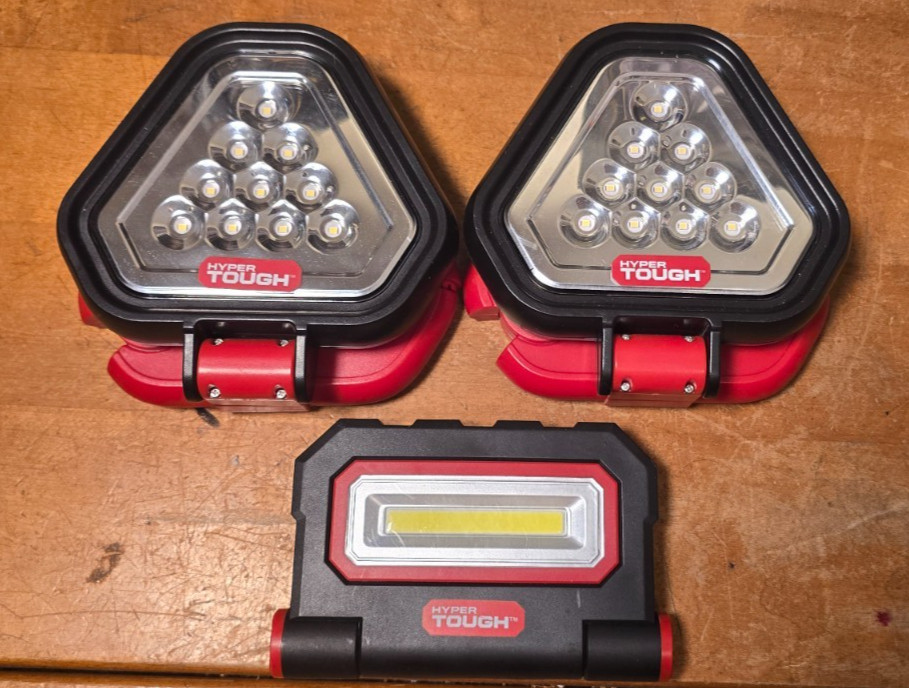 Hyper Tough LED Work Lights Lot of 3