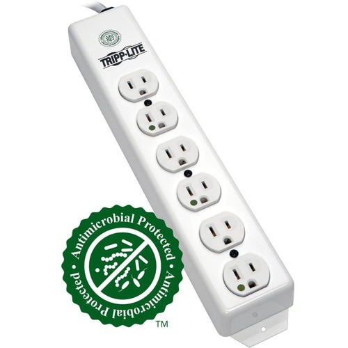 Tripp Lite by Eaton Safe-IT Medical-Grade Power Strip UL 1363 6x Hospital-Grade
