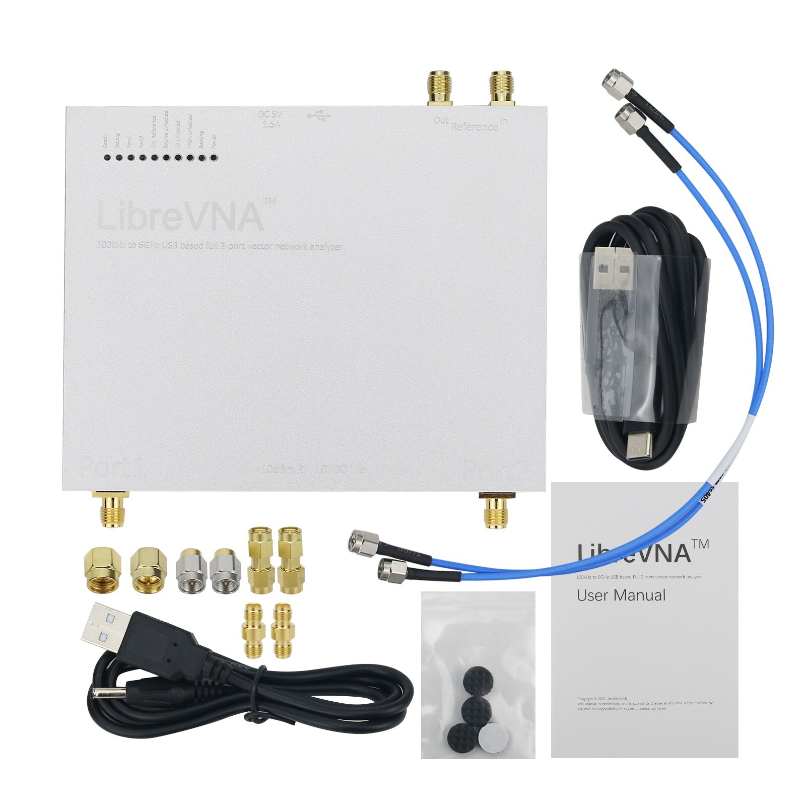 LibreVNA Antenna Analyzer 100KHz-6GHz USB Based Full Vector Network Analyzer