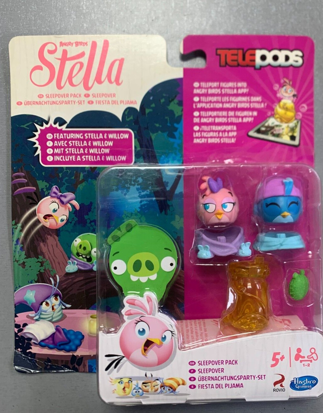 Angry Birds Stella & Willow Sleepover Telepods Treats Pack Figures A9207