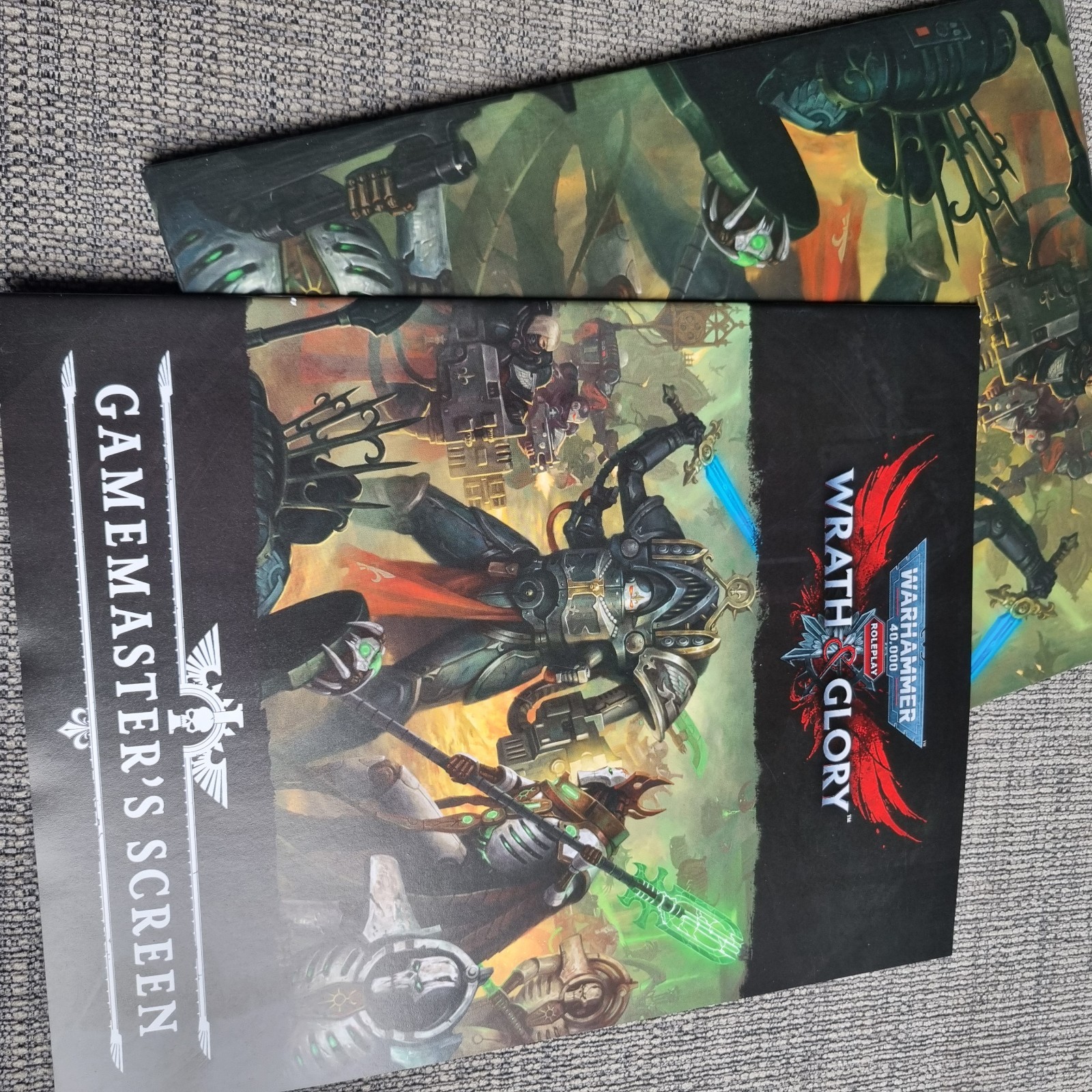 Warhammer 40k Roleplay Wrath & Glory Core Rulebook + Gamemaster's Screen