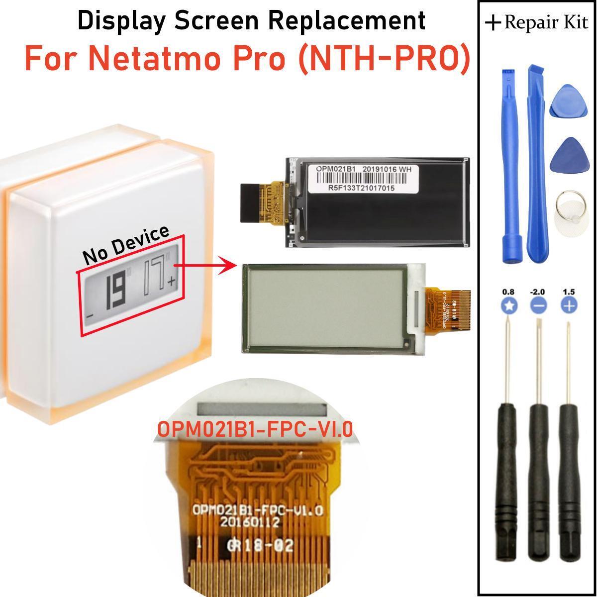 For Netatmo Pro Smart Thermostat NTH-PRO 2.13in 122x250 LCD Display Screen Part