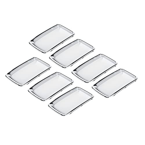Front Grille Inserts Trim Grill Ring Inserts Frame Trims Kit 7PCS/Set Front