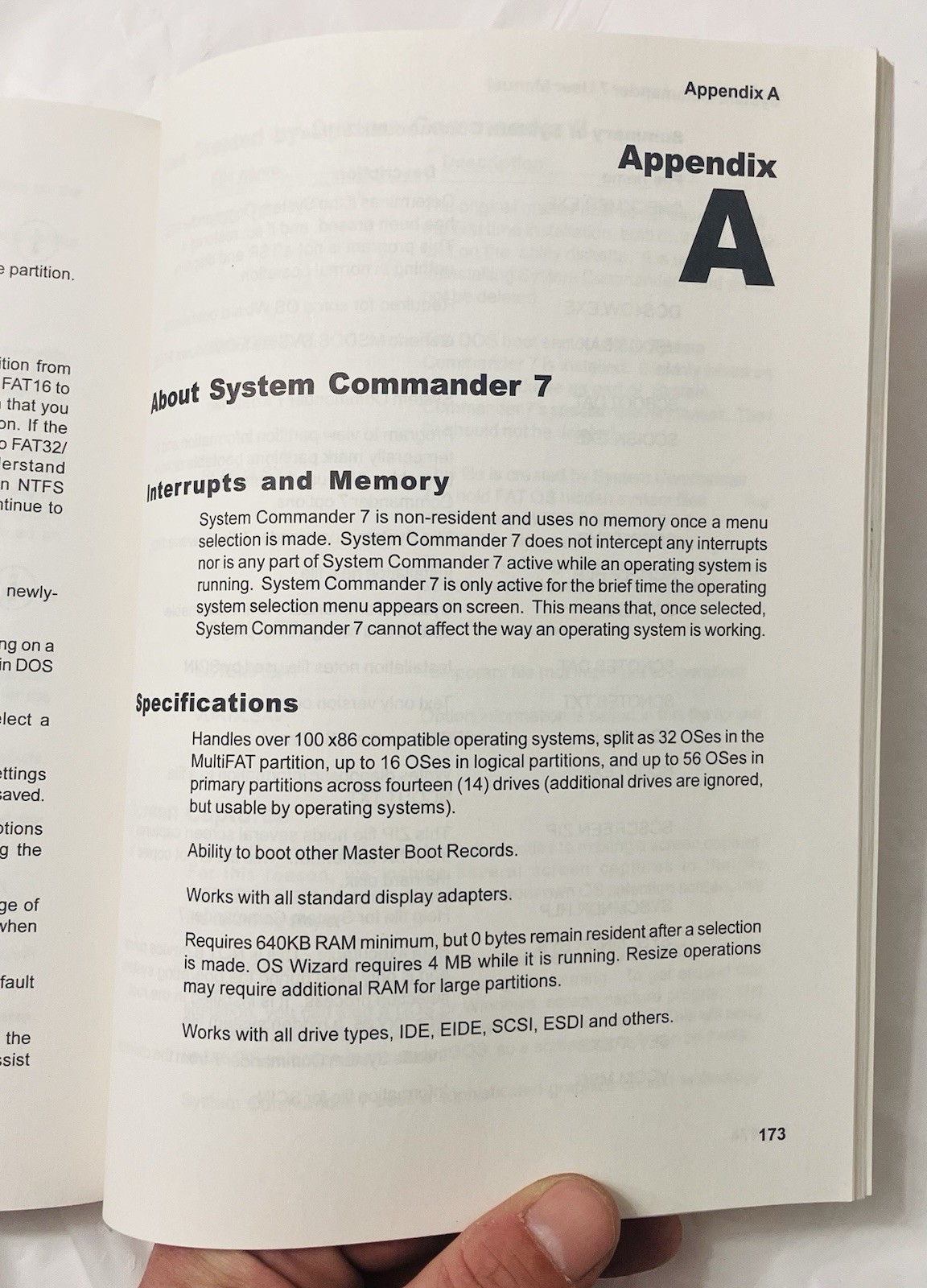 System Commander Version 7 User Manual VCOM Computing Guide Windows Linux (2001)