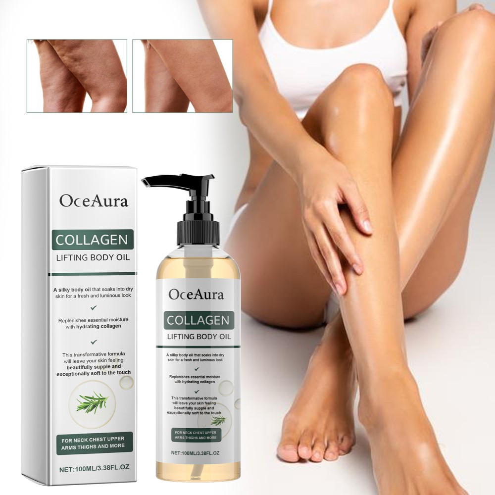 100ml Collagen Lifting Body Oil Firming Anti Aging Wrinkles Scars & Stretch Mark
