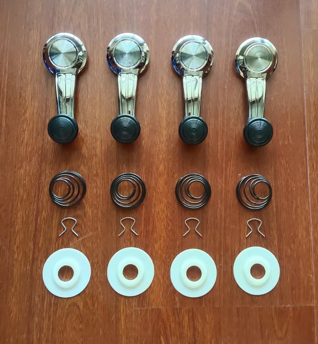 Window Cranks Handles Springs Washers Clips Kit  for 1968 69 70 71 72 73 74 Nova