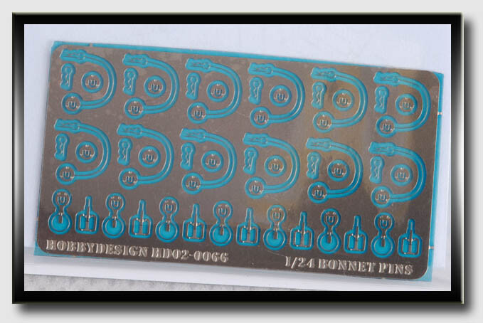 Hobby Design Photoetch - 1/24 Bonnet Pins