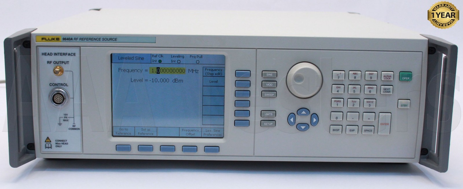 Fluke 9640A 10Hz-4GHz RF Reference Source Calibrator 9640