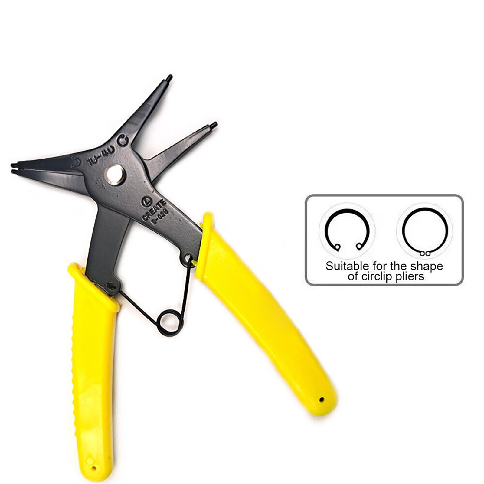 Dual-purpose Pliers Internal External Snap Ring Plier Combination Spring Tool