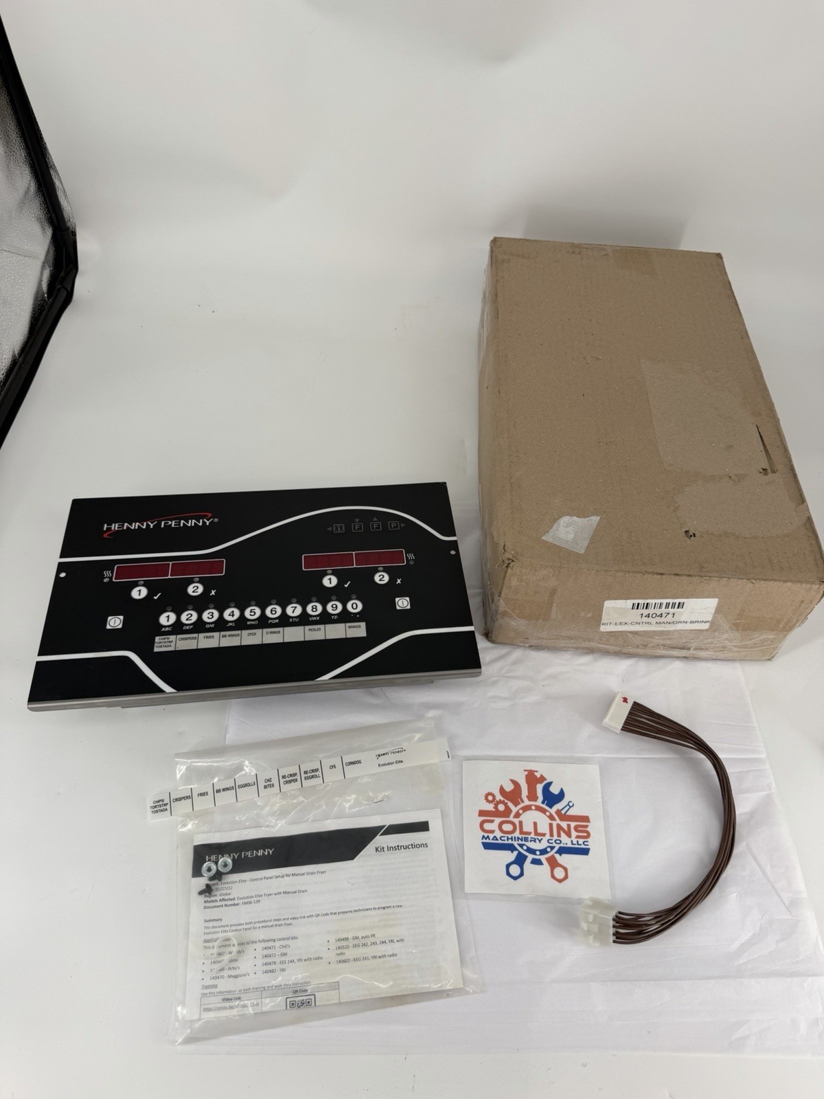 Henny Penny 140471 Control Board, KIT-EEX-CNTRL MAN/DRN-BRINK, Stainless Steel