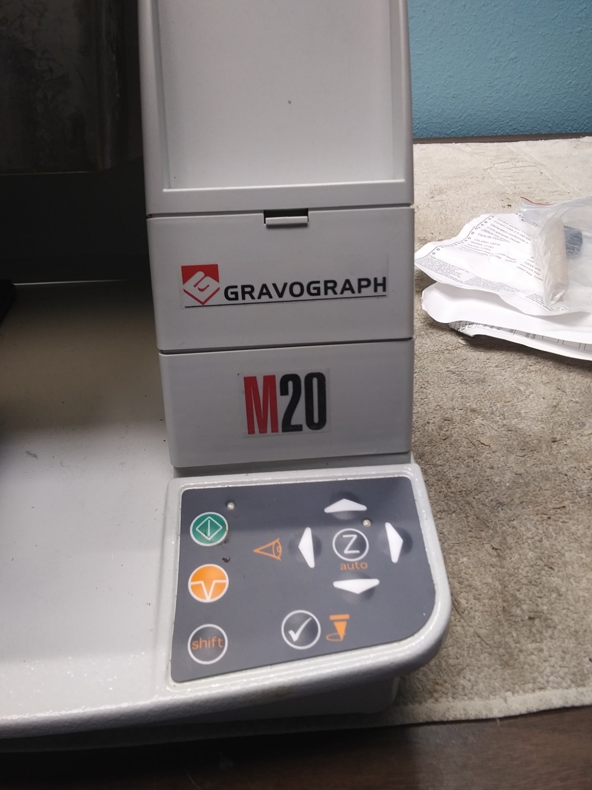 Gravotech M20 Desktop Rotary Engraving Machine Corso FOR PARTS OR REPAIR