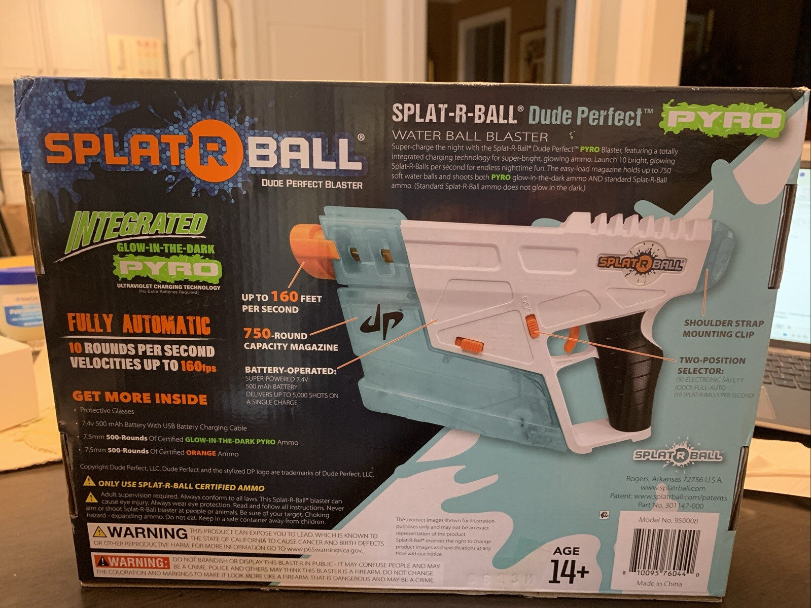 Splat R Ball Dude Perfect Blaster New Ships Fast