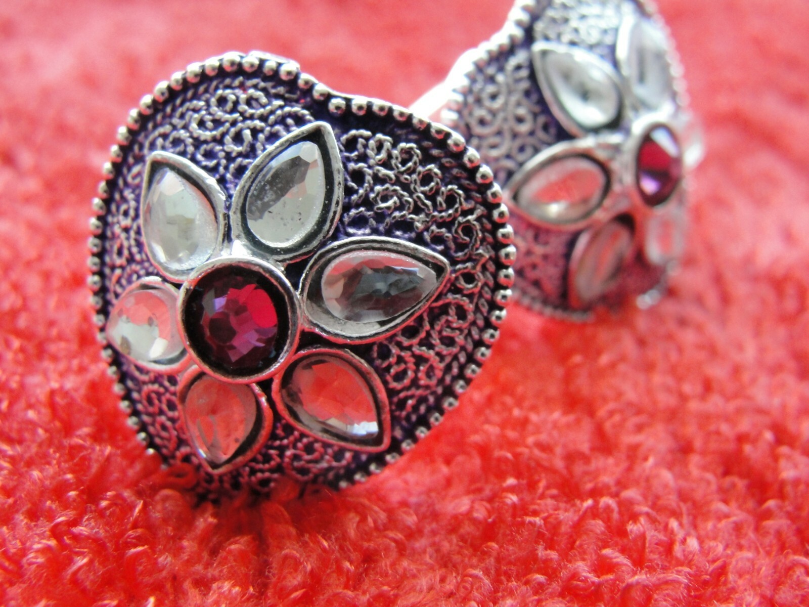 925 Solid Sterling Silver Toe Ring Pair Indian Bichiya Pair ADJUSTABLE FREE SHIP