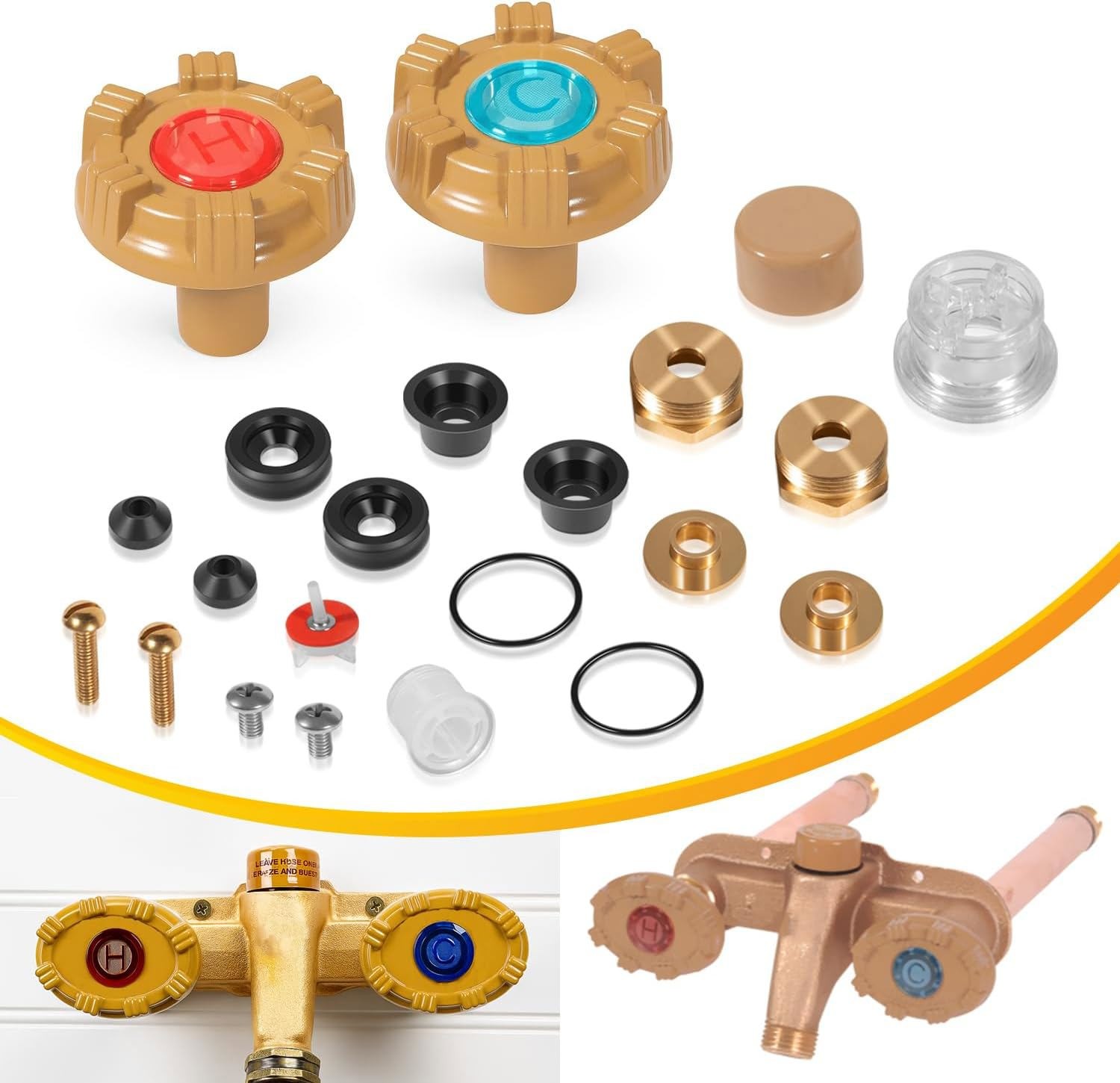 Repair Kit Metal Handle RK-22PRV for Woodford Model 22 & V22 Outdoor Wall Faucet