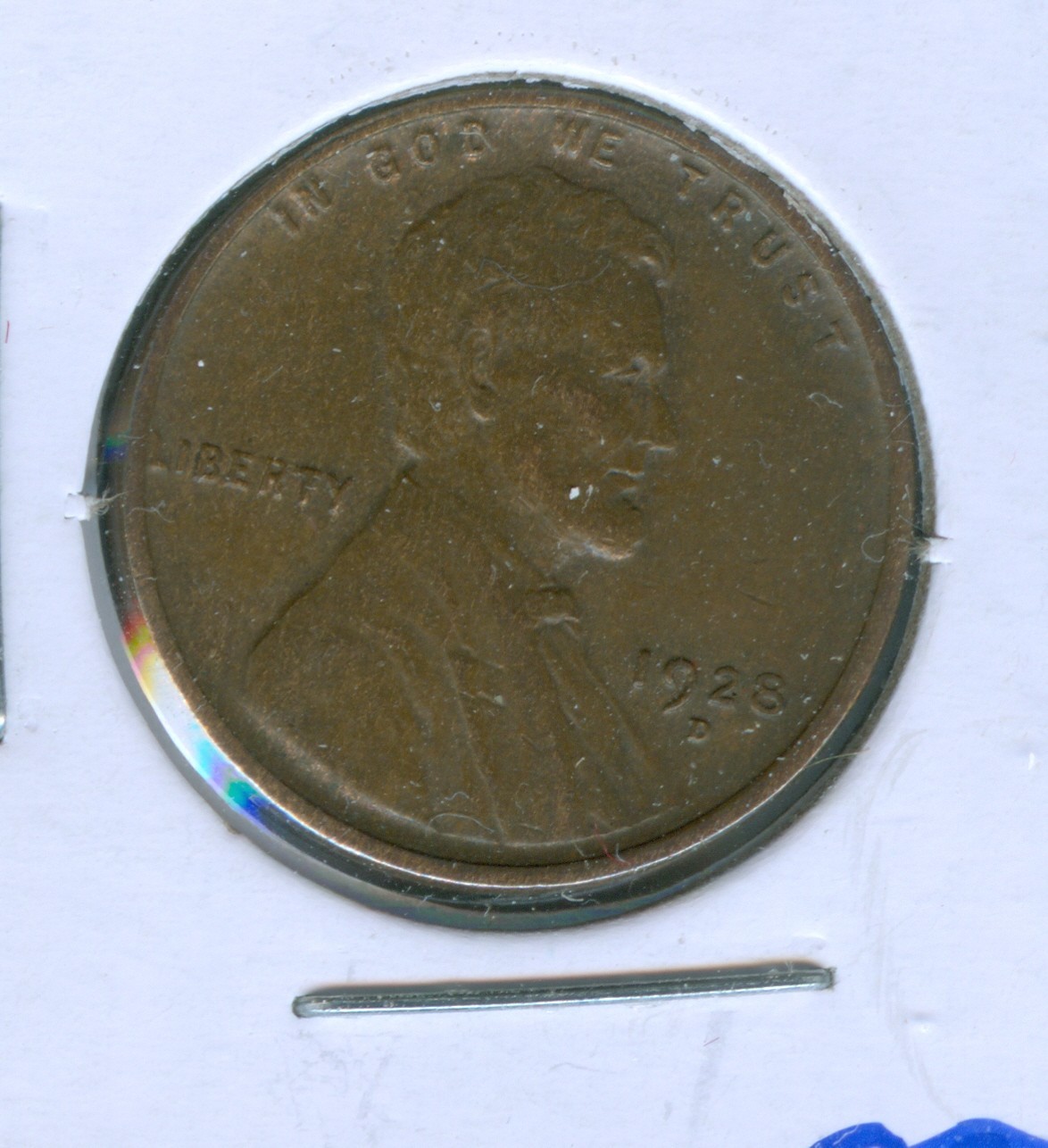 1928-D LINCOLN CENT--CIRCULATED--