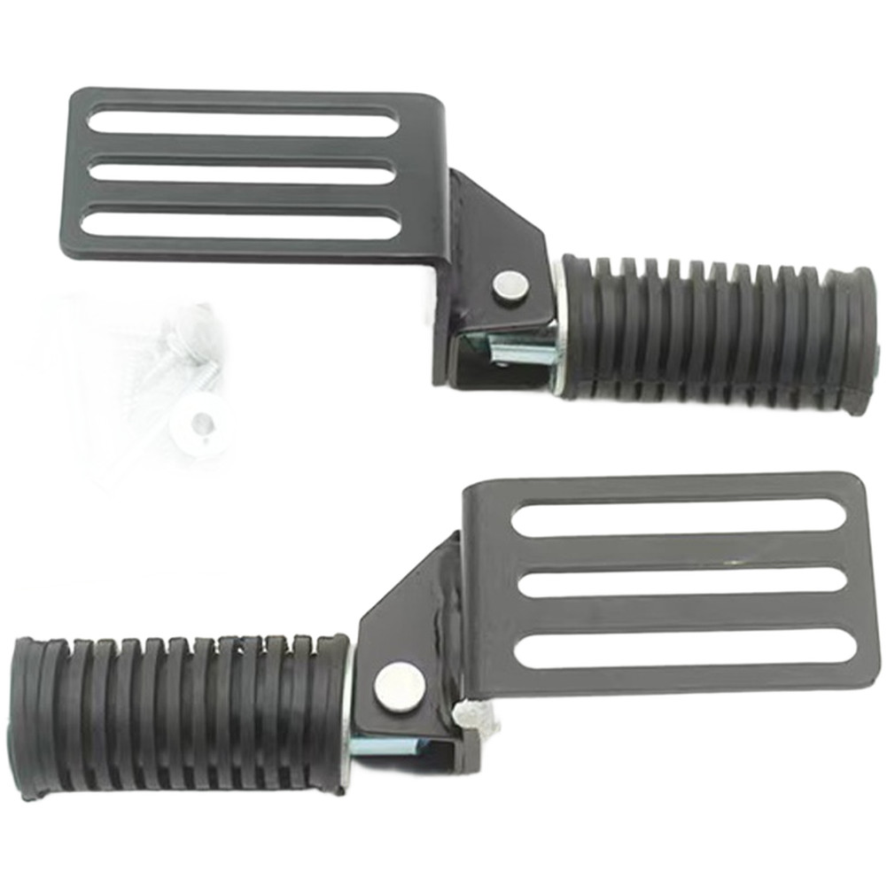 Foldable Foot Pedal Retrofit for Electric Scooter with Mounting Screws
