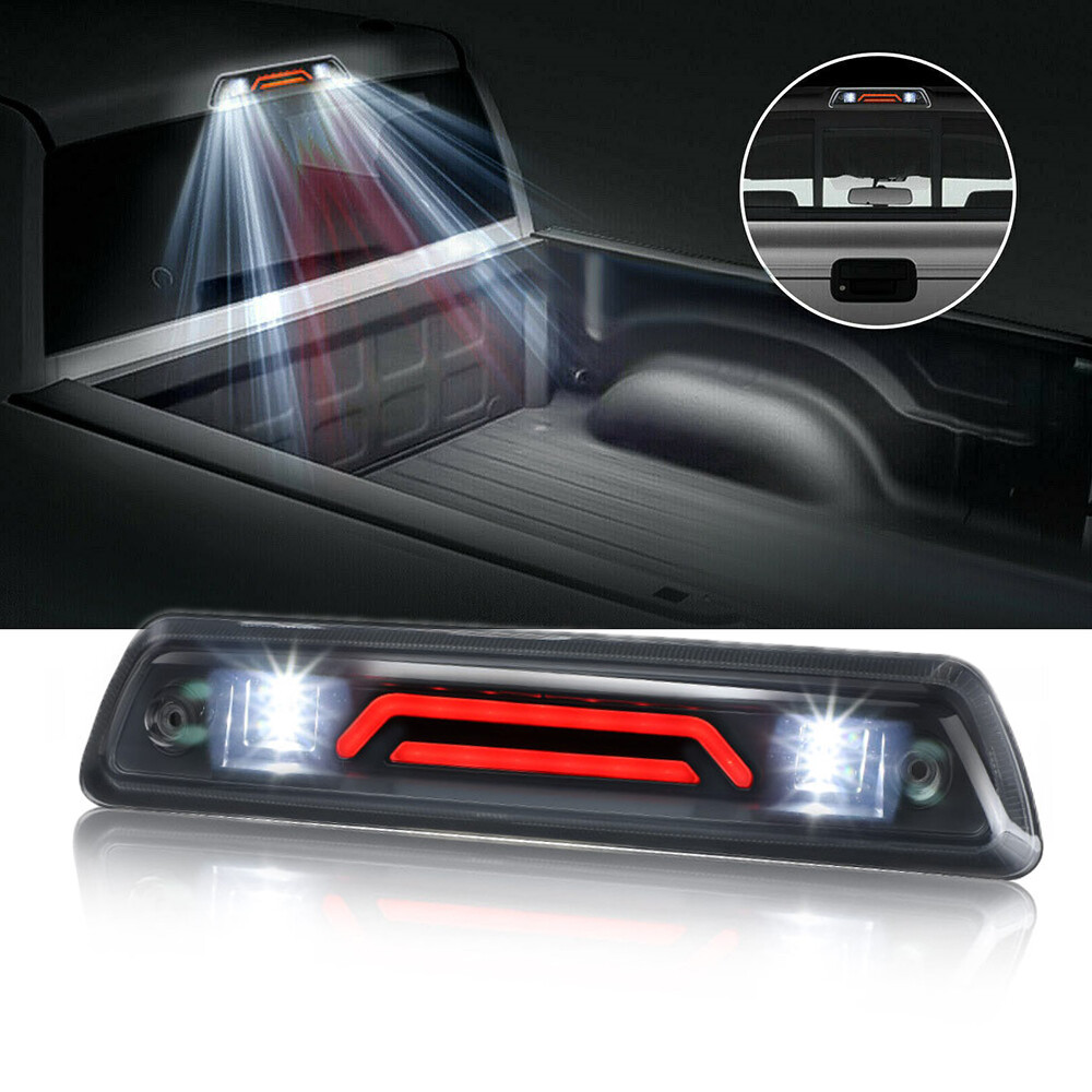For 2009-2014 Ford F-150 Smoke LED 3rd Third Brake Lights High Mount Cargo Lamp