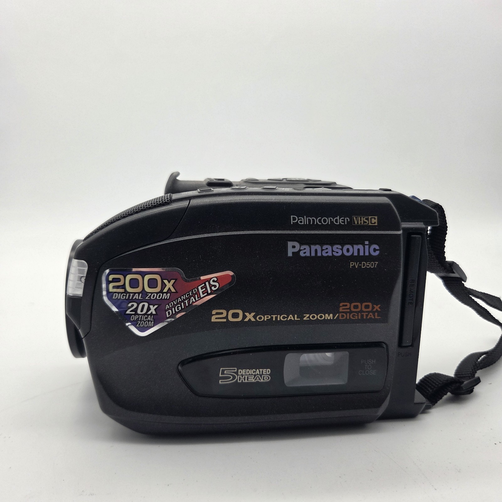 Panasonic PV-D506D Camcorder Palmcorder w/ Remote, No Battery *UNTESTED* As Is