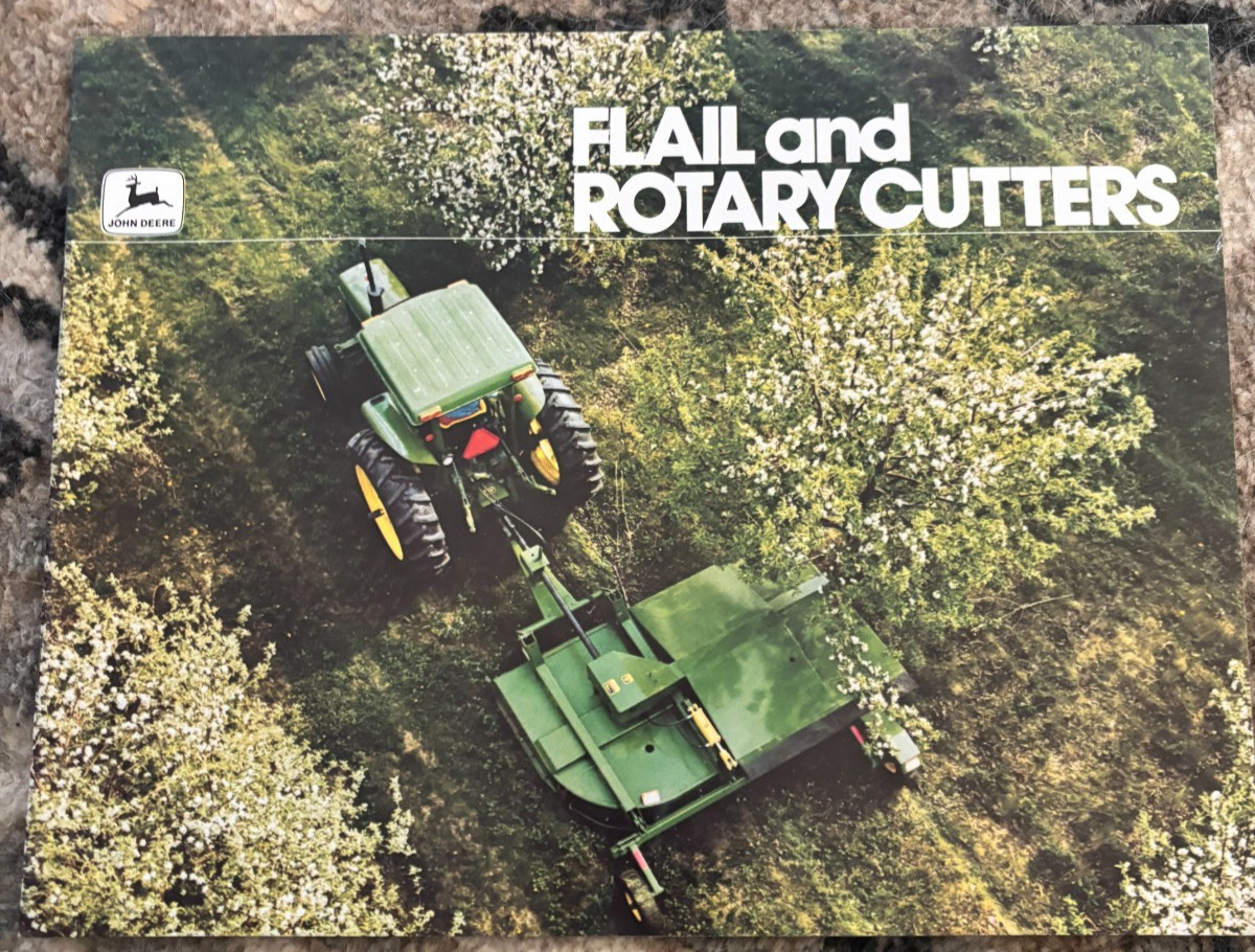 John Deere Flail & Rotary Cutters For 1980 Brochure AMIL25
