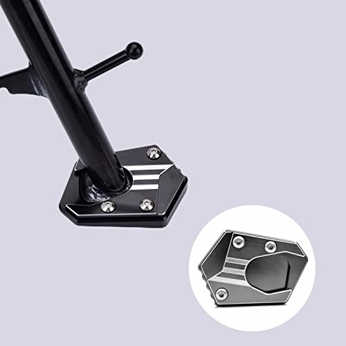 Kickstand Pad Side Stand Foot Extension Enlarger Plate Support for CBR650R Gray