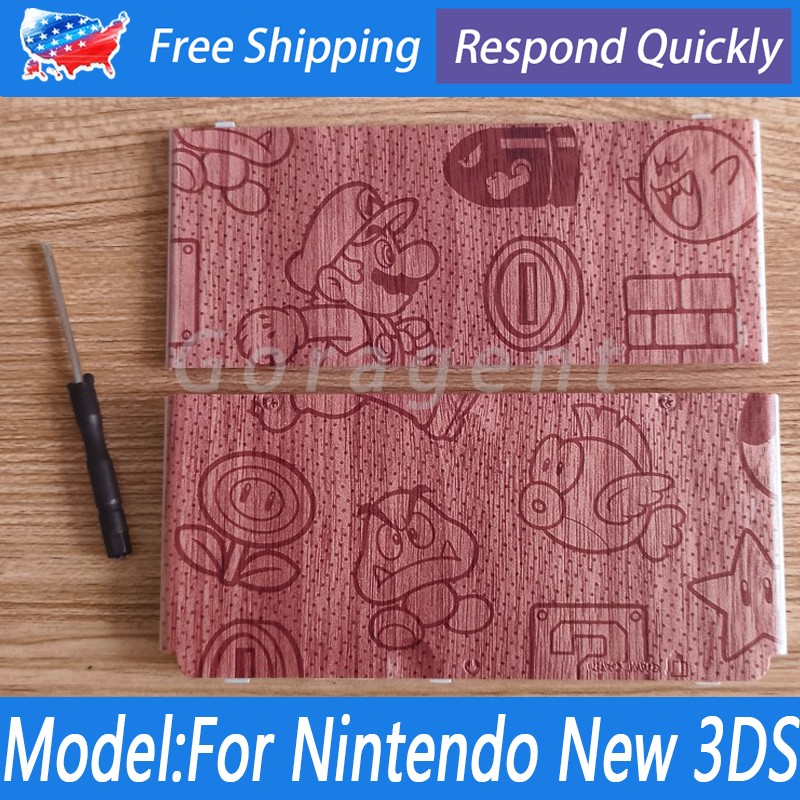 Replacement Housing Shell Faceplate Case Cover For New 3DS 2015 Console Mario