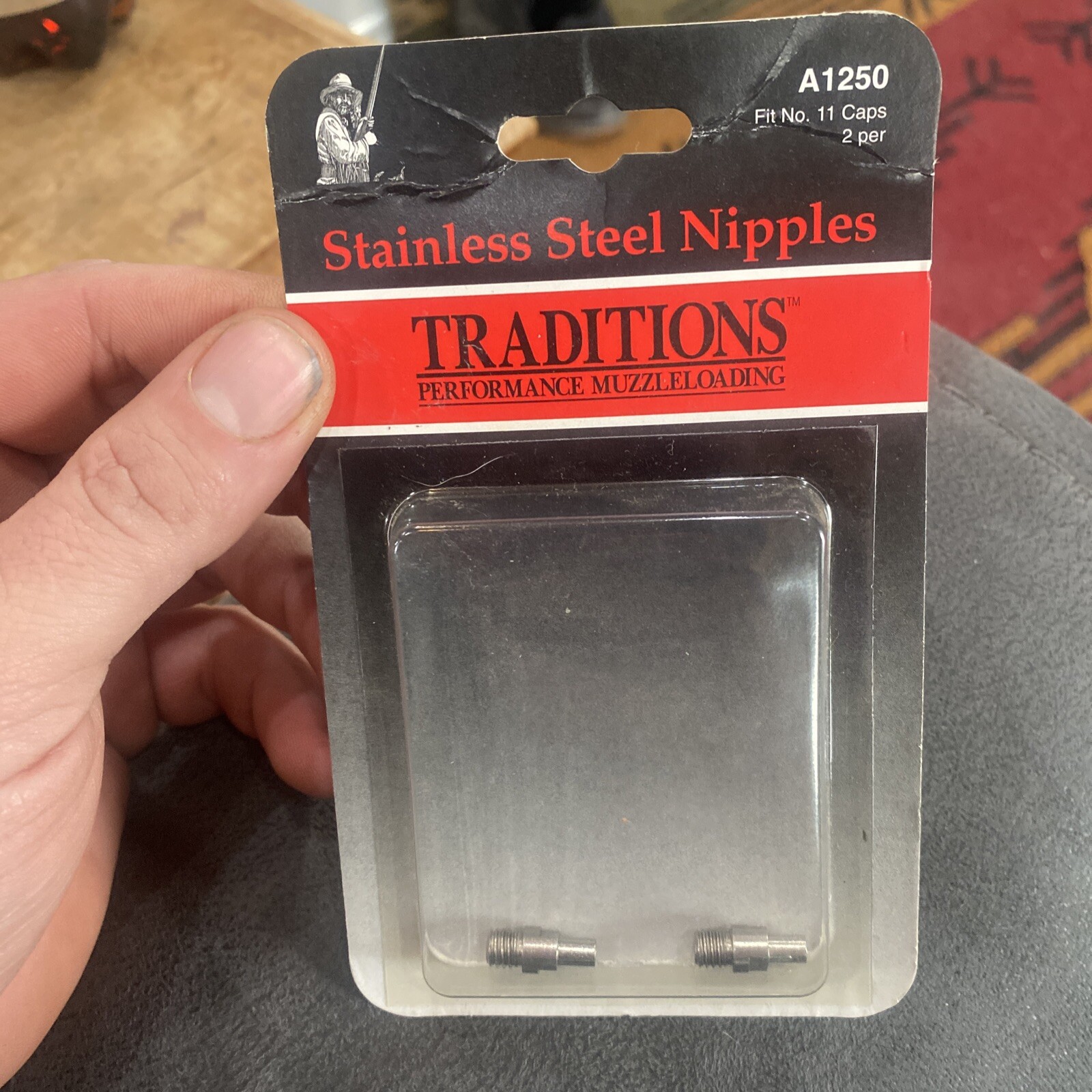 Traditions Pack of 2 #11 Nipples M6x1 Metric Thread A1250 NEW