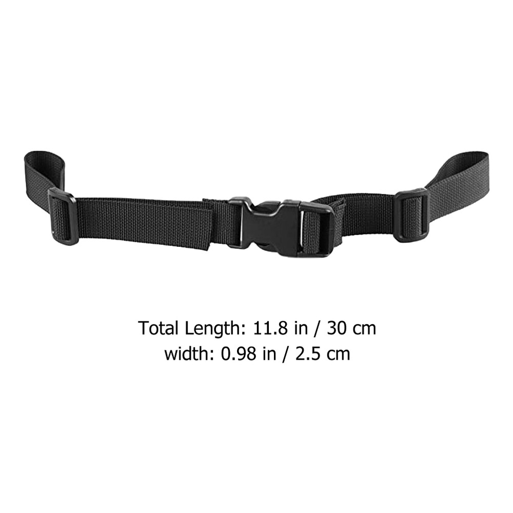 2PCS Camping Chest Belts Black Backpack Straps Quick Release Backpack Straps