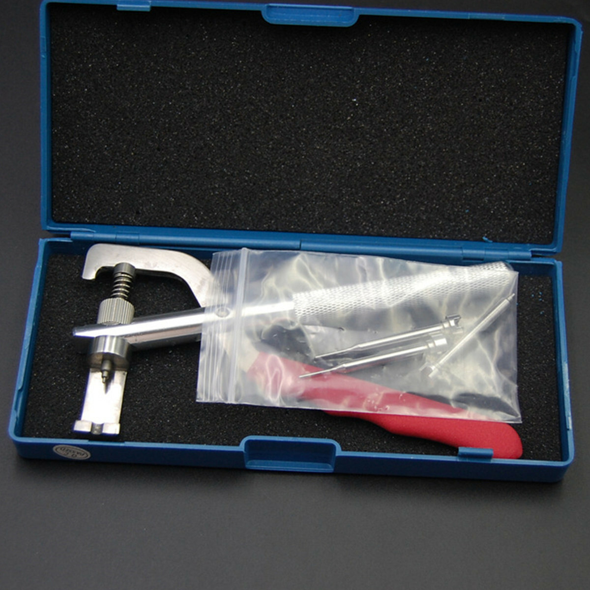 Car Key Blade Remote Pin Disassembling Plier Lock Tools Kit W/Box Accessories
