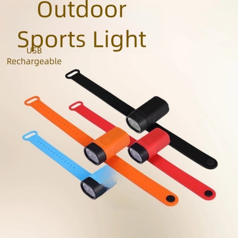 Adjustable Lightweight USB LED Wrist and Ankle Light for Sports Running