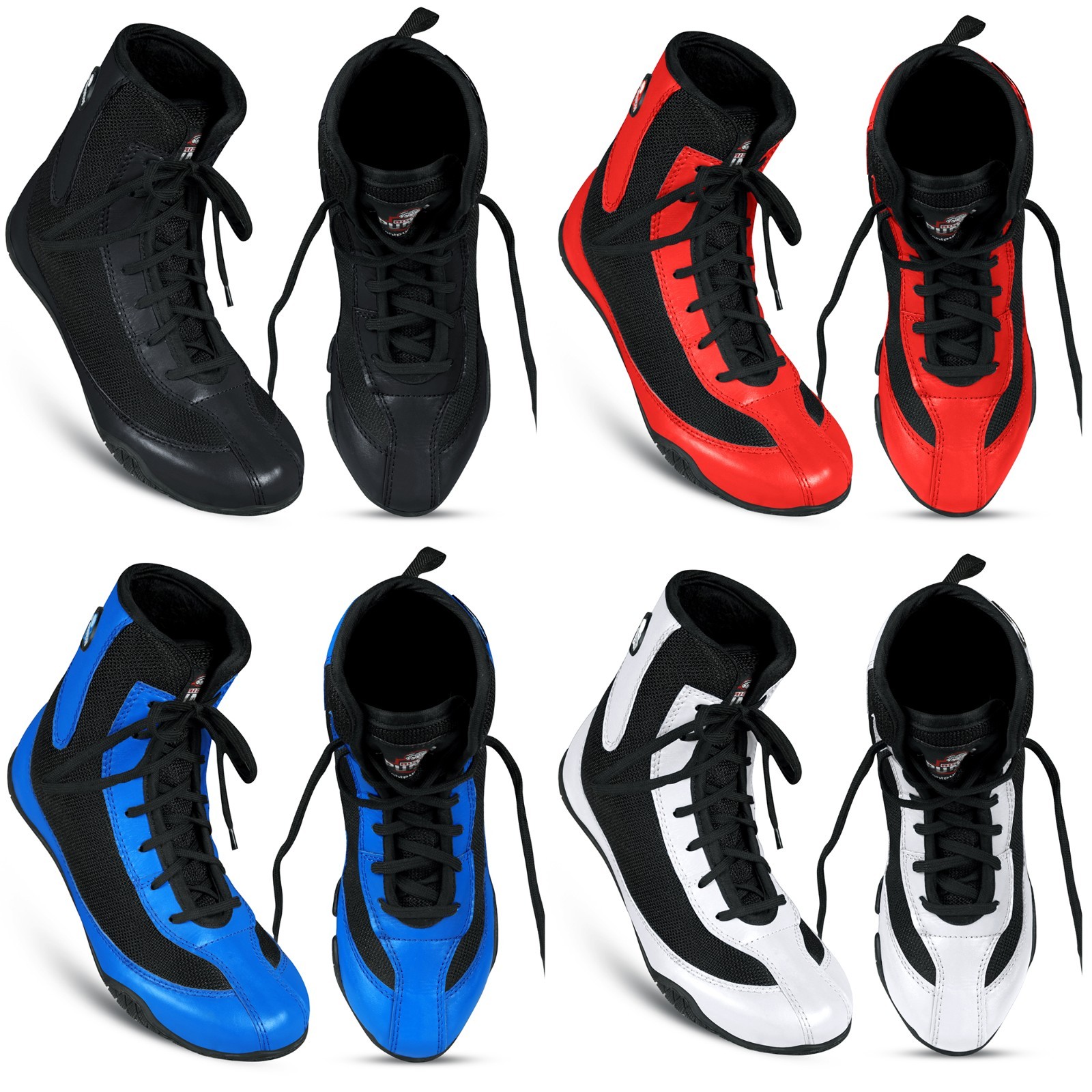 Kick Boxing Shoes Fighting Sports Master Training cowhide leather boots